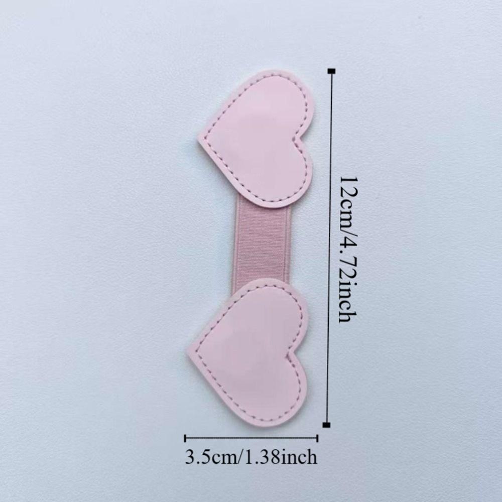 Portable Heart-Shaped Book Marks Cute Design Pagination Mark Stylish Book Page Clip  Journals Use