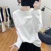 Women's Plus Size Slimming Long-Sleeve Button-Up Top - 2025 Early Autumn Fashion