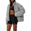 Alo Yoga Giacca imbottita da donna casual comoda larga tinta unita minimalista capospalla M4149R