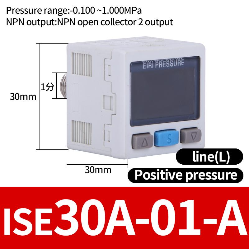 ZSE / ISE30A Pneumatic High-Precision Electronic Digital Display Pressure Switch ISE30A-01-N-L ZSE30A-01-P-L ZSE30AF-01-A