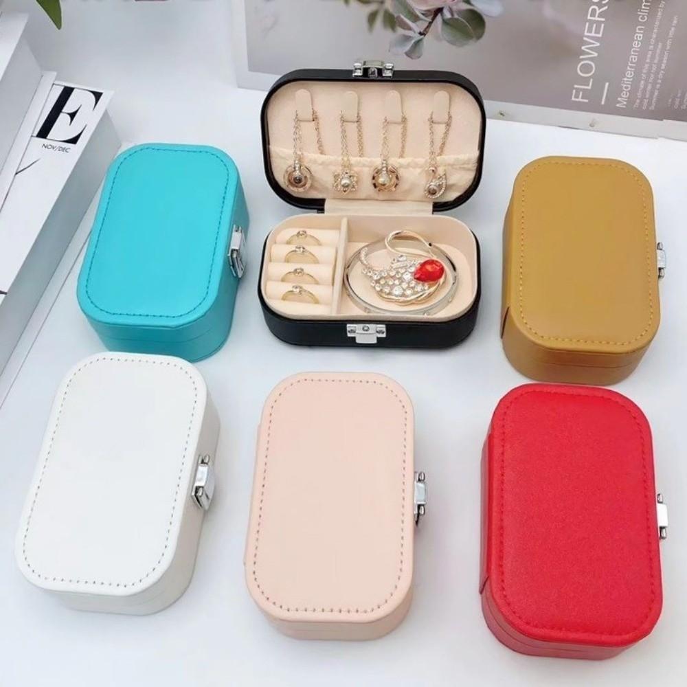 Snap Button Jewelry Storage Box Dustproof Jewelry Display Plate  Jewelry Organization