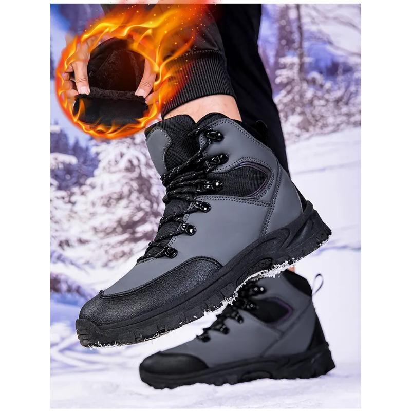 Outdoor Hiking Shoes Men's Travel Shoes Sports Running Shoes Winter Snow Boots Waterproof