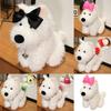 Highland Terrier West Plush Doll With Avocado Apple Backpacks Bow Decor Gift For