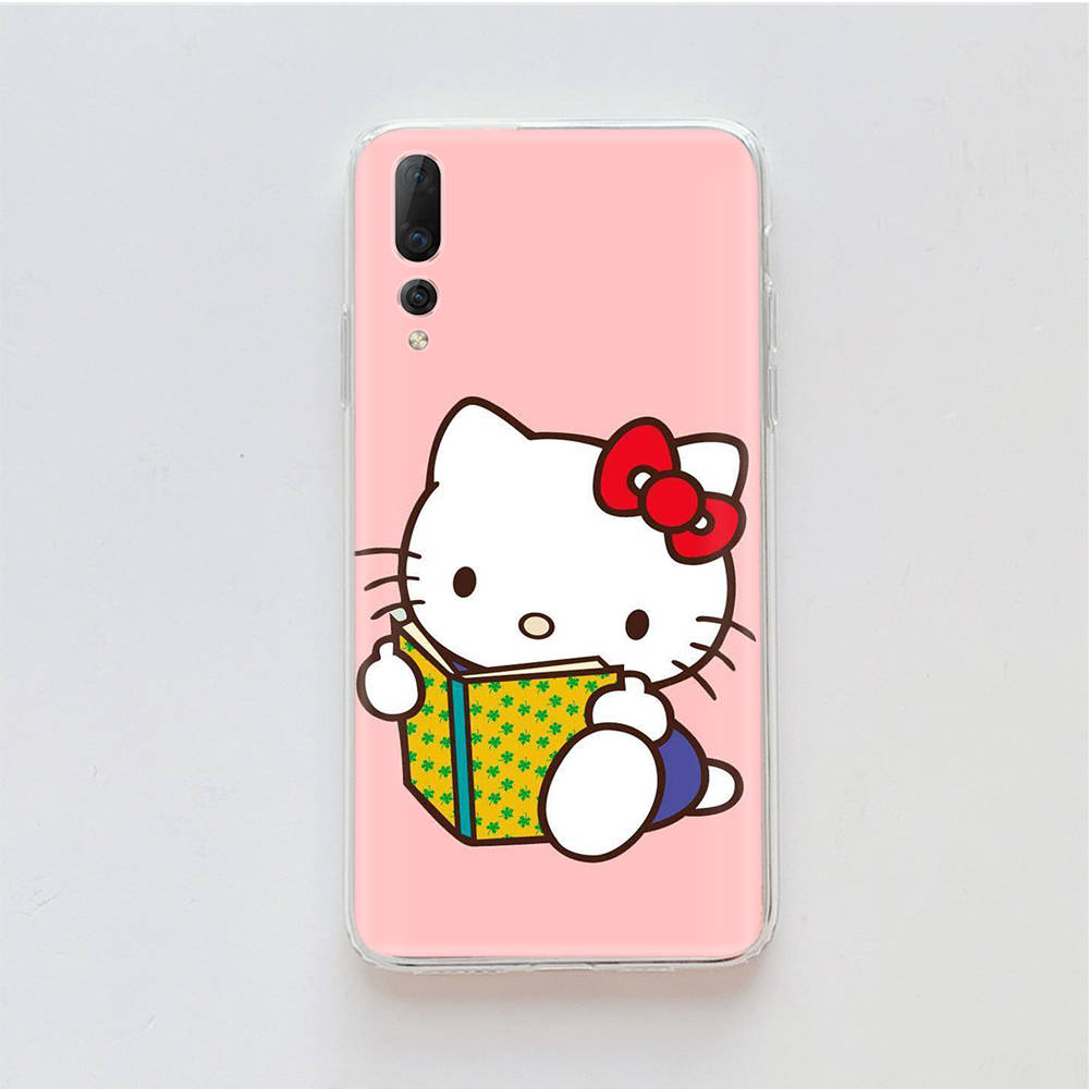 Transparent Case for Samsung A04 A14 A23 M33 M53 Realme 10 9 C35 C55 VIVO X80 Infinix Hot 30 Note 11 Tecno Spark 8P Pro L-5 Hello Kitty
