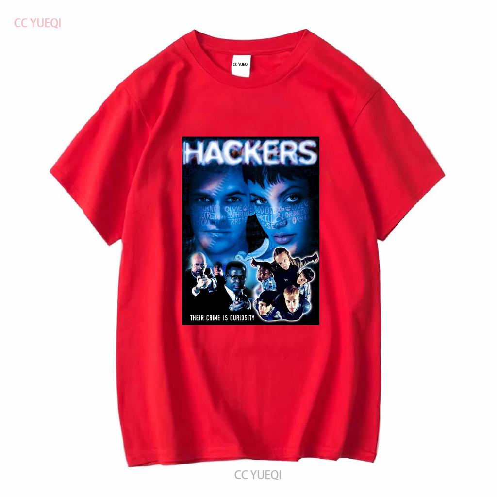 Hackers 1995 Movie T Shirt Vintage Washed Versatile Streetwear Top For Everyday Wear Stylish Unisex Designer Clothes Graphic