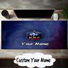 Custom Name Mouse pad France Football Emblem Mouse pad, Gaming Mouse Pad, keyboard pad, Desk Decor for computer notebook Fan Birthday Gift