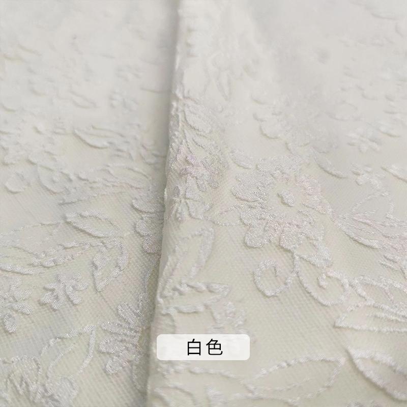 0,5m/1m/2m Hochwertiger Relief-Spitzenjacquardstoff für Dekorationsstoffe, Kinderkleidung, Bettwäsche, Handnähen, DIY-Stoff