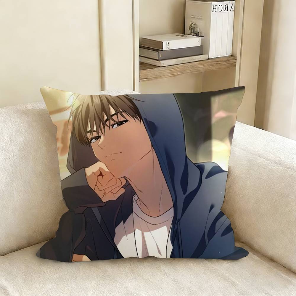PPassion Bl Anime Pillow Case Living Room Sofa Cushion Cover Suitable For Home Bedroom Room Decoration