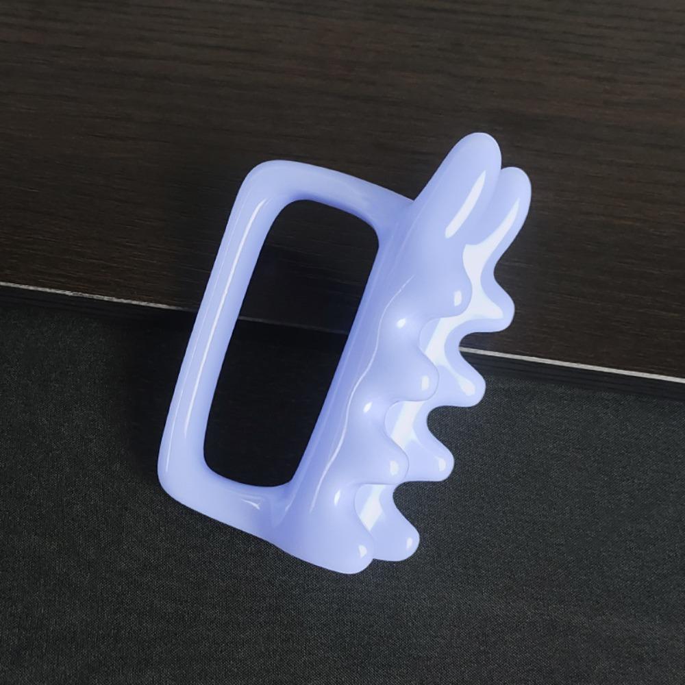 Resin Fascia Cellulite Massager Amber Muscle Massage Comb Fascia Massage Comb  For Shoulder Back