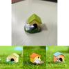 Cute Cartoon Resin Animal House Ornaments Ideal For Succulent Gardens And Diy Projects