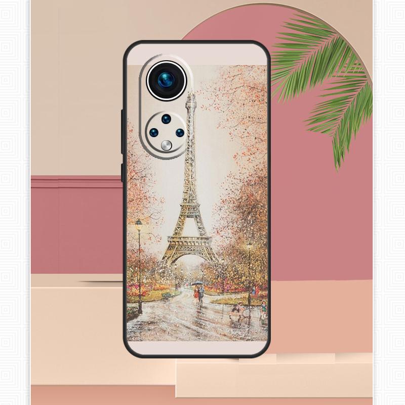 Eiffel Tower Paris Case For Honor Magic 5 6 7 8 Pro Honor 400 Lite 200 X9c X9b X9a X8b X8a X8c 50 70 90 Cover