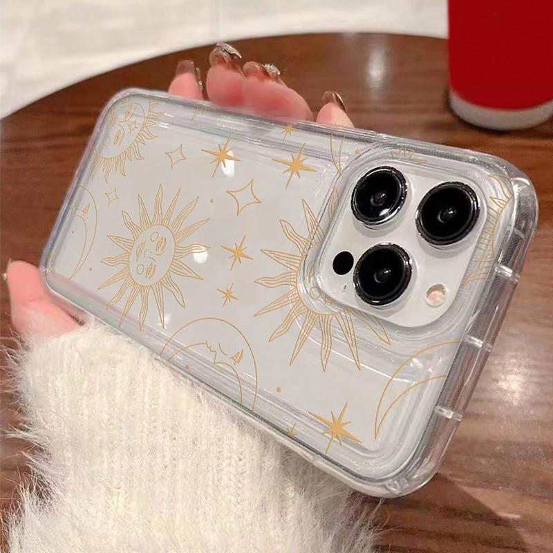 S26 S24 Ultra Phone Case For Samsung A54 5g Sun Moon Case S25 S22 S21 FE S23 Plus A53 A52 A52S A34 A14 A33 A54 A15 A55 A35 Cover
