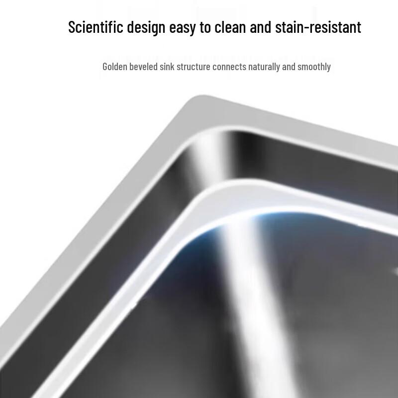 Beifu 304 Stainless Steel Commercial Double Basin Sink with Workbench