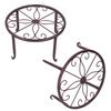 2PCS Plant Stand Flower Pot Potted Holder Indoor Outdoor Planter Supports Rack Office Decor