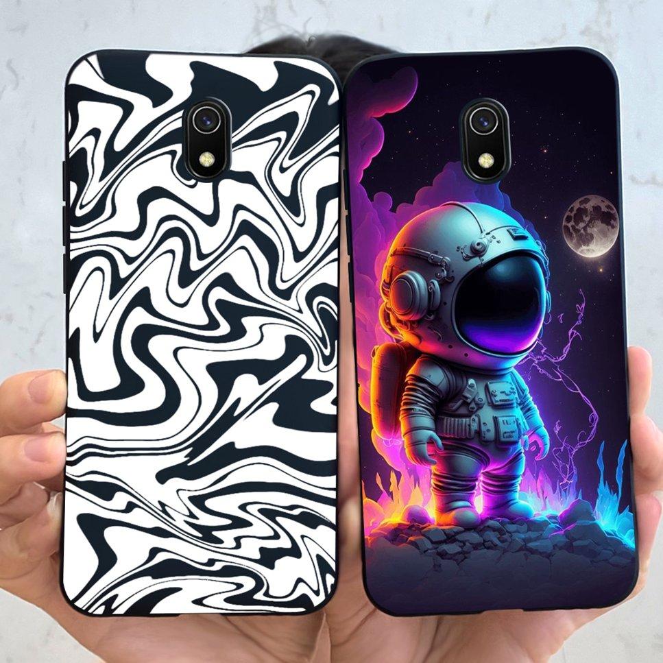Cover For Xiaomi Redmi 8A Case Cartoon Dinosaur Astronaut Soft Silicone Cover For Xiaomi Redmi8A 8 A 8a 6.22" Phone Case Fundas