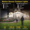 Solar Lights Outdoor Garden 200/288LED Solar Security Light Motion Sensor 3 Mode Waterproof Solar Powered Flood Lamp Yard Garage