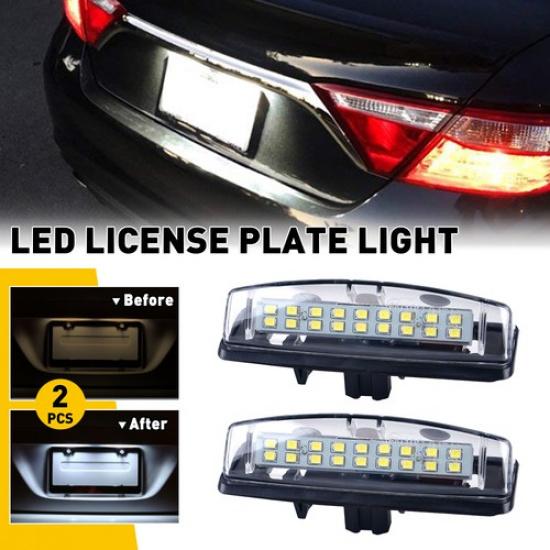 SMD LED License Plate White Lights Pair for Lexus IS300 GS300 RX330 ES300 LS430