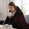 Sigil of Astaroth Throw Blanket Sofas wednesday halloween Flannel Blankets