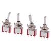 Toggle Switch 3Pin 3/2 Position Self-locking/Self-resetting ON OFF ON DPDT SPST DPST 5A 125VAC 2A 250VAC Latching Flat Handle