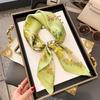 Silk scarf women's neck new scarf with coat 70 small square scarf scarf mother high-end scarf