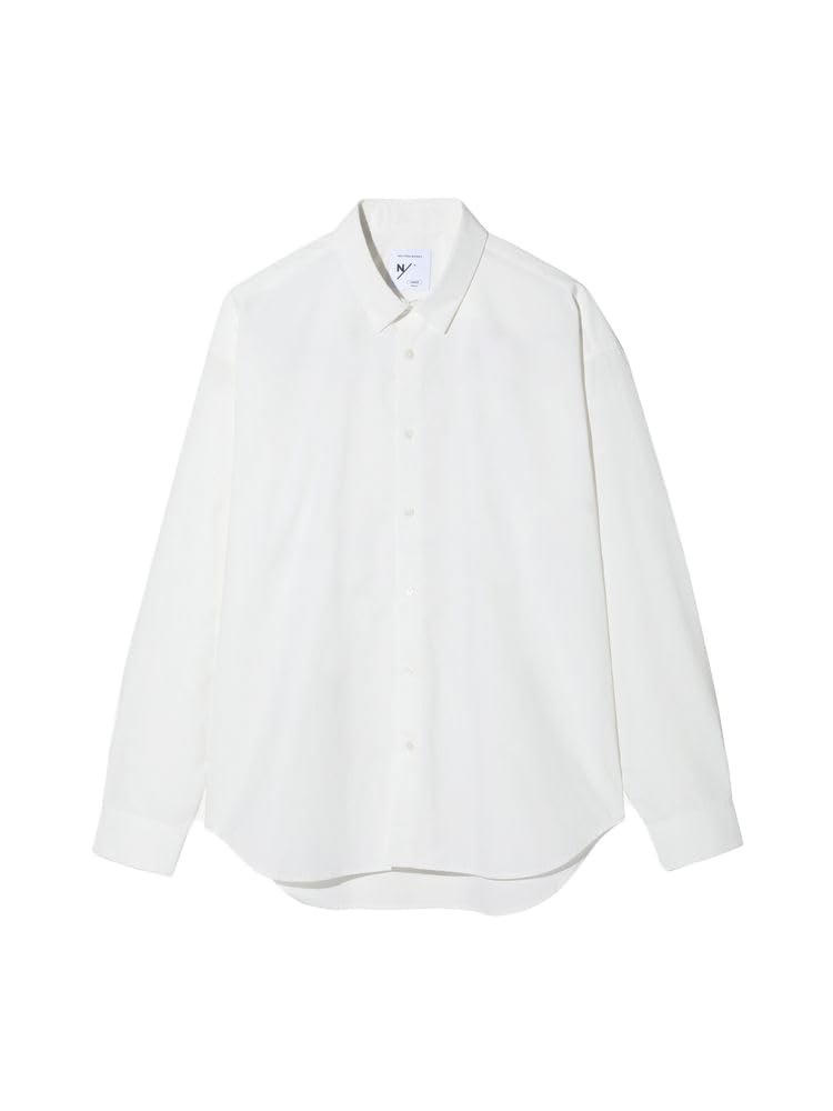 [NEUTRALWORKS.] LONG SLEEVE SMART BROAD BOX SHIRT White M