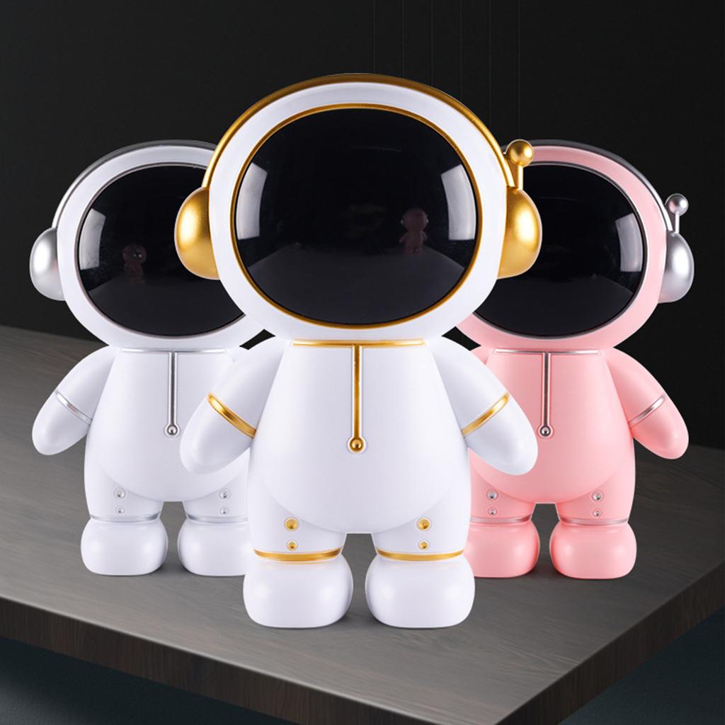 Pokladničky se světly Prasátko Spaceman Nerozbitné děti Děti Zásobník na peníze Nádoba na mince Úložný box pro astronauty Dárky k narozeninám