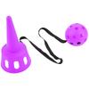 Children Throw and Catching Balls Game Toy Plastic Kids Sports Interactive Toys Purple