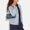 New COACH Georgie Leather Shoulder Bag Portable Crossbody Bag Shoulder Bag Women's Indigo CD322-SVUOI