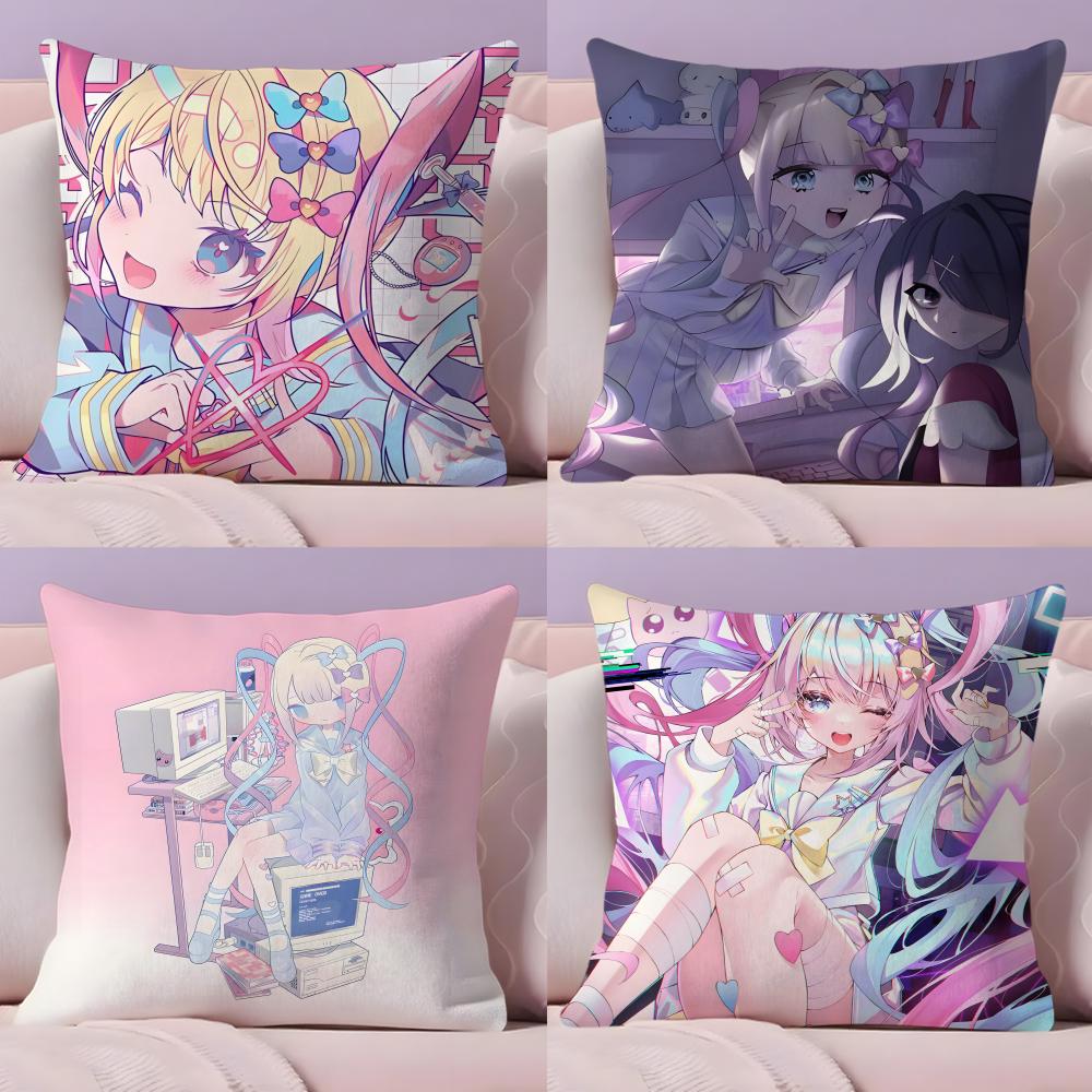 Needy Girl S-Streamer O-Overloa Cushion Cover Plush Fabric Soft Double-Sided Printed Sofa Warm Winter Home Gift Pillow Cover