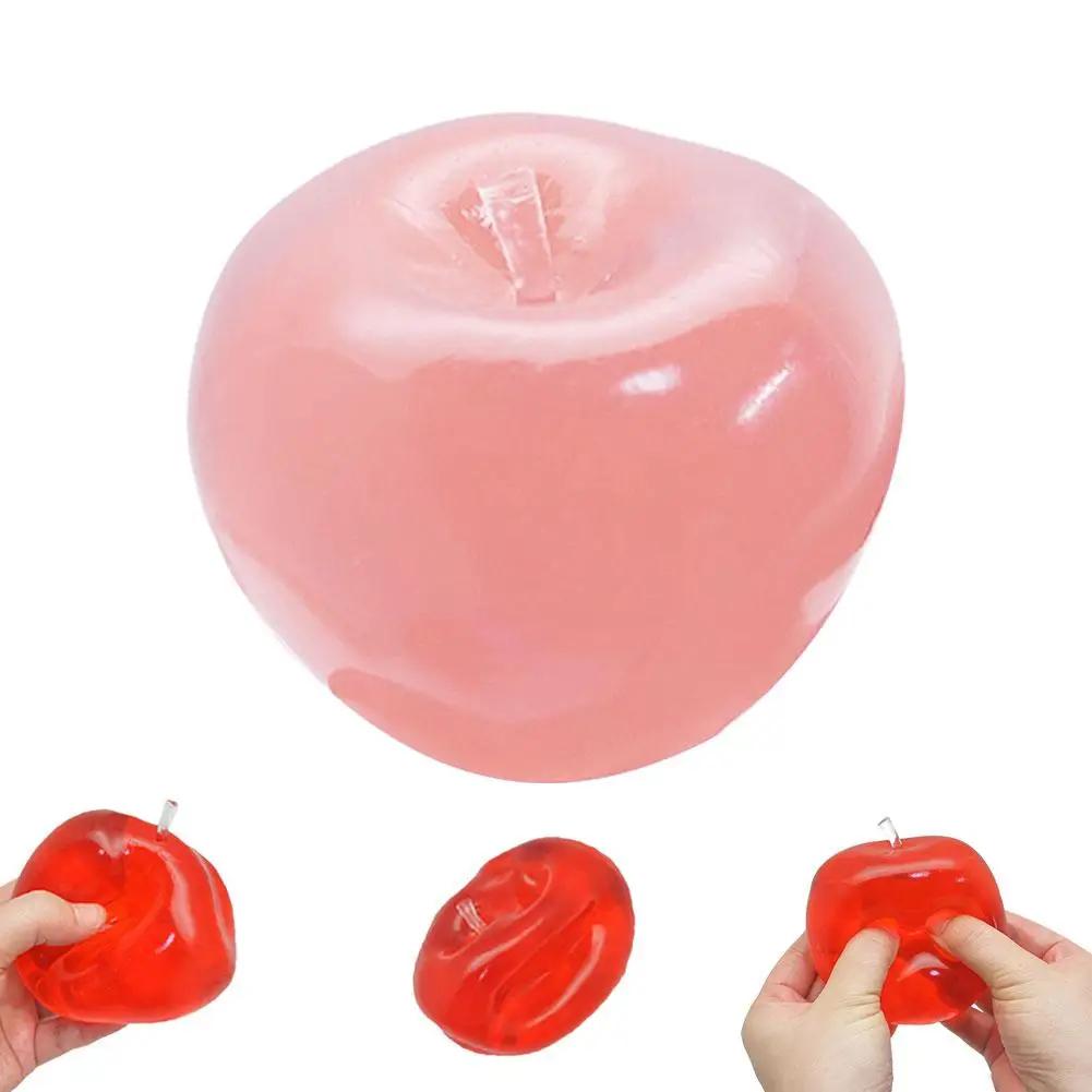 

Kids Childrens Simulation Toy Soft Fruit Sensory Jelly Gift Present Toy Fidget Relief Toy Stress Transparent X8b9