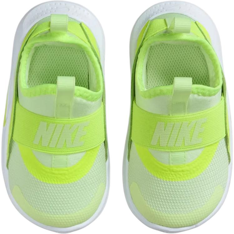 Nike Flex Runner Comfortable Versatile Durable Low-Top Walking Shoes Baby sneaker Fluorescent-Yellow White IF2895-700