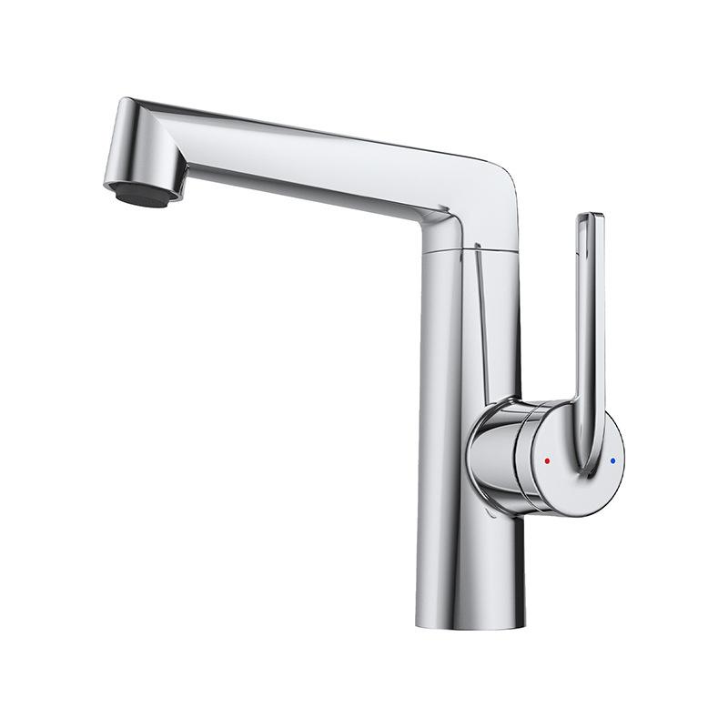

New Basin Faucet Brass Gold Black Sink Faucet Decked Sink Tap Mixer Hot & Cold Brass Tap Single Lever Brush Gold Mixer