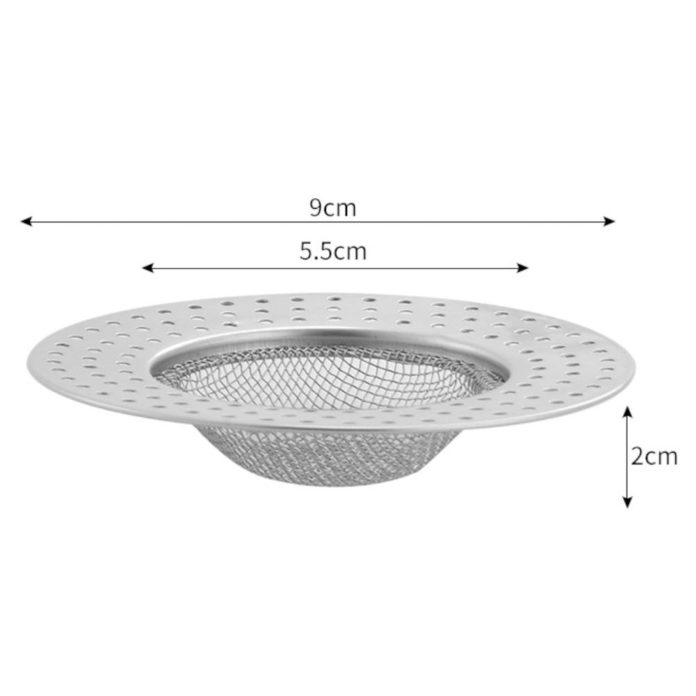 Kitchen Metal Sink Filter Mesh Floor Drain Net Food Slag Stopper Plug Shower Bathtub Hair Catcher Deodorant Drainer Cleaner Tool