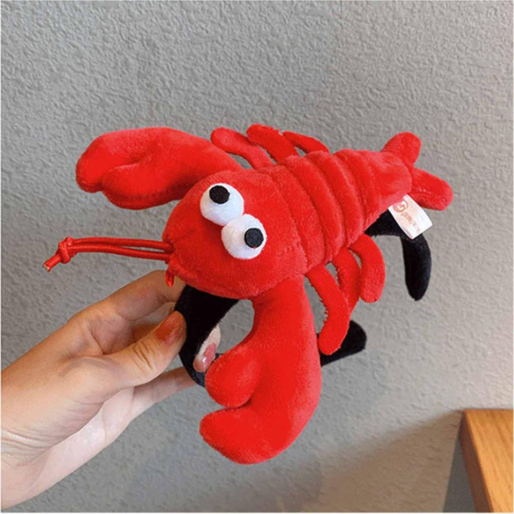 Fashion Crayfish Crab Cute Plush Hairpin Face Wash Headband Hair Band