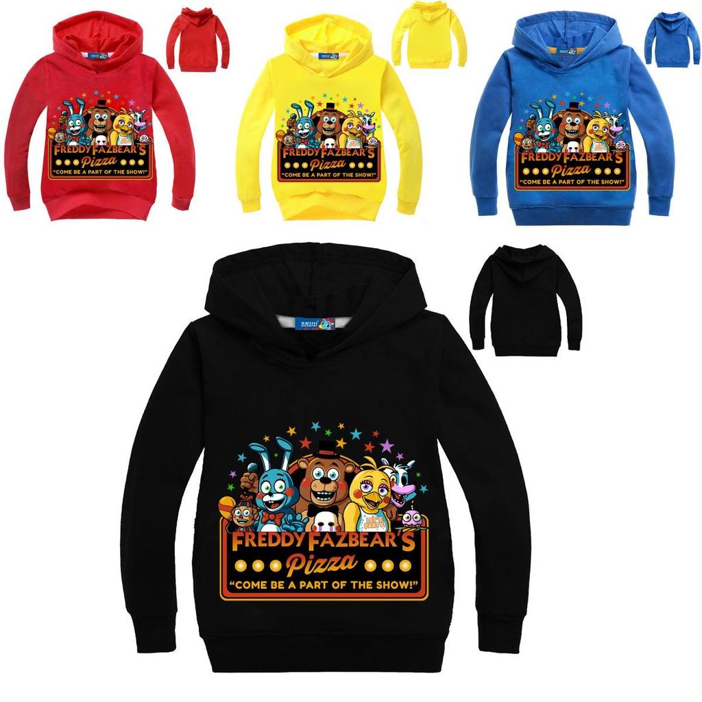 Felpa Anime Five Nights At Freddys Felpe Bambini Nuovo Set Abbigliamento Testa
