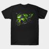 Men Black Print T-shirt Zx 6R No-Cut Transfer Paper Print Cotton Tshirt