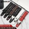 Pentru Swatch Curea de ceas din piele naturală 17mm19mm Bandă de ceas pentru bărbați femei Cataramă din oțel Accesorii Roșu alb roz albastru