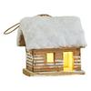 Christmas Village House Christmas Hanging Ornament Lighted House Home Decor Gift