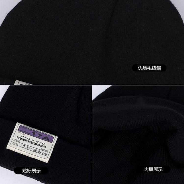 Women's Autumn and Winter Warm Knitted Hat Korean Fashion Japanese Solid Color Warm Hat