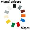 50PCS MOC Assemble Particles 26603 Size 2x3 Bricks Flat Tile Smooth 2*3 Building Blocks DIY Educational Creative Toy for Kids