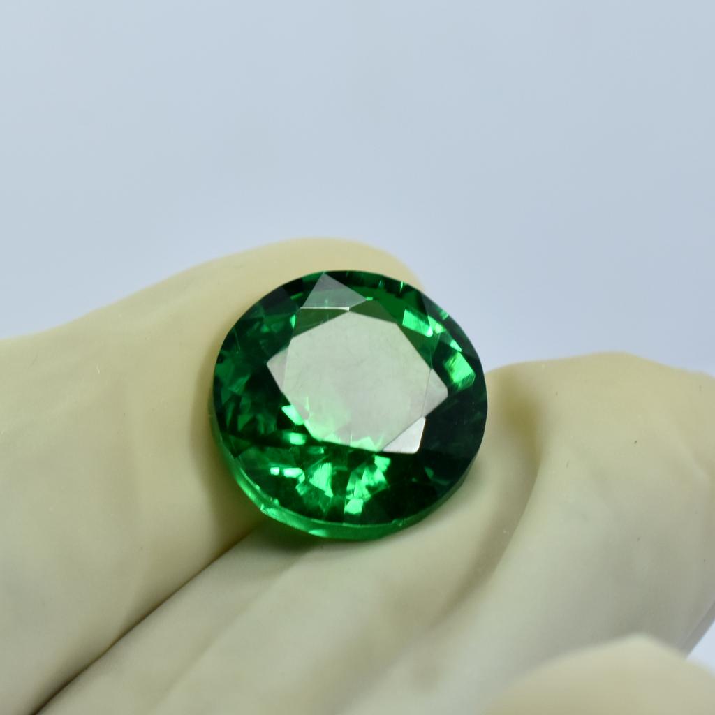 Garnet Green Natural Round Cut 11.05 Ct Loose Gemstone Best Shipping.