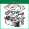 Lunch Double Stainless Layer Steel Box 23 Grid Leakproof Bento Box Strong Tightness For Storing Various Fruits Snack Lunch Box
