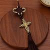 Classic Style Jesus Figurine Pendant Retro Car Rearview Mirror Pendant  Wall Decoration
