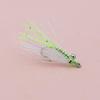 6 pezzi #4 Crazy Charlie Esca da Pesca a Mosca Amo Barbelato per Bonefish Bass Tarpon Acqua Dolce e Salata Mosche Affondanti Veloci