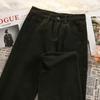Women's High-Waisted Wide-Leg Jeans - Spring/Fall 2025, Thin Loose Drape, Floor-Length Pants