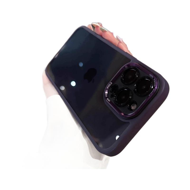 Applicable To Apple 17 Premium Metal Lens Full inclusive Mobile Phone Case IPhone 16 Promax Transparent Leak Mark Protection Case