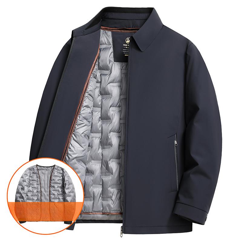 Пуховик мужской осенне-зимний новый Take-off Goose Down Liner Down Jacket Goose Down Jacket M