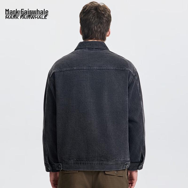 Mark Fairwhale Herren Multi-Taschen Jeansjacke