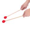 1 Pair Yarn Head Keyboard Marimba Mallets with Smooth Handles for Intermediate Player