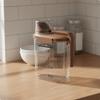 Sealed Grain Dispenser Rice Storage Bin Clear Body Airtight for Kitchen Countertop Brown
